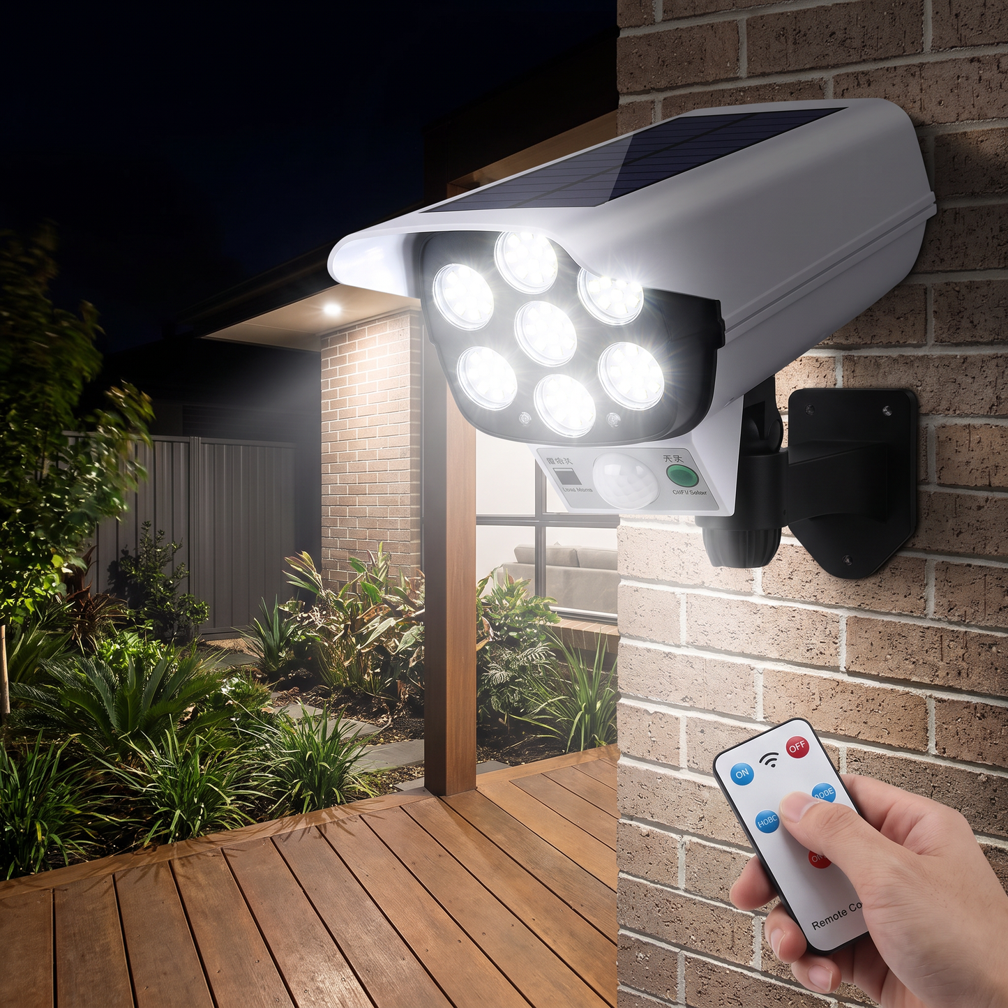 SolarGuard™ | Foco Solar LED con Sensor de Movimiento
