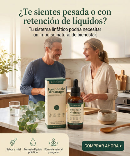 LYMPHORIA™ | DRENAJE LINFÁTICO EN GOTAS · 60 ML