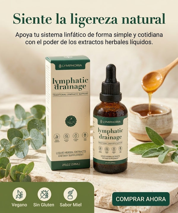 LYMPHORIA™ | DRENAJE LINFÁTICO EN GOTAS · 60 ML