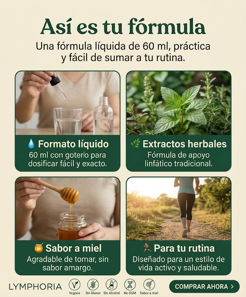 LYMPHORIA™ | DRENAJE LINFÁTICO EN GOTAS · 60 ML