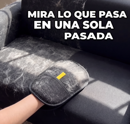 Guante Quitapelos para Muebles y Ropa – Reutilizable para Perros y Gatos 😺🐶