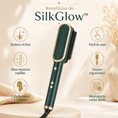 SilkGlow™ - 4 en 1, Cabello liso, suave y brillante en minutos