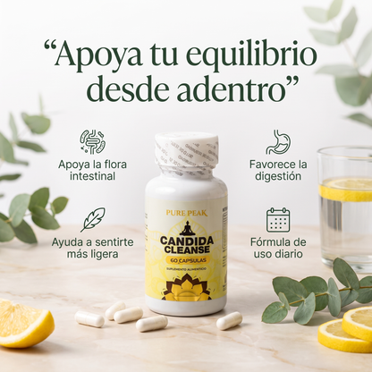 🌿 CANDIDA CLEANSE -🍄  Limpieza intestinal profunda para reducir hinchazón y mejorar tu digestión