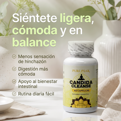 🌿 CANDIDA CLEANSE -🍄  Limpieza intestinal profunda para reducir hinchazón y mejorar tu digestión